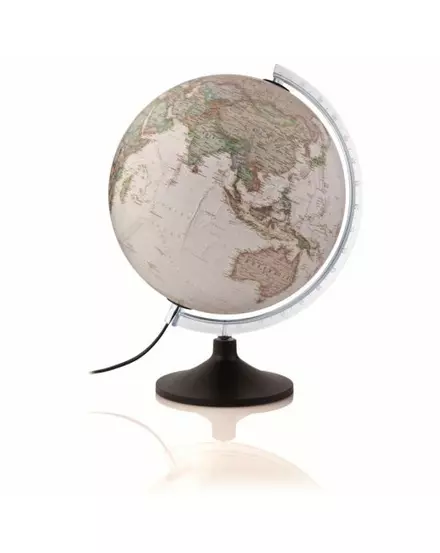 Cartographia-Glob pământesc National Geographic, 30 cm - iluminat, antic, politic, talpa din lemn, limba engleză-8007239970359