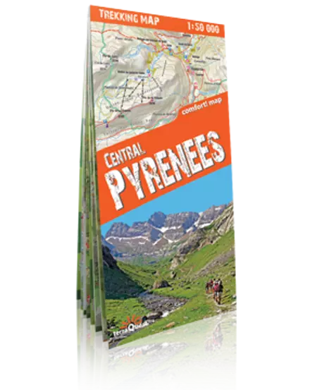 Cartographia-Pirinei centrală trekking harta-9788361155348