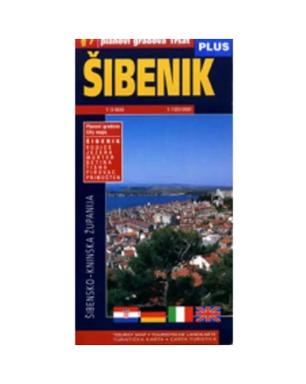 Cartographia-Sibenik harta orașului-9789536107377