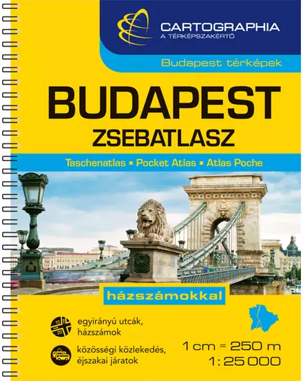Cartographia-Atlas de buzunar Budapesta -9789633526606