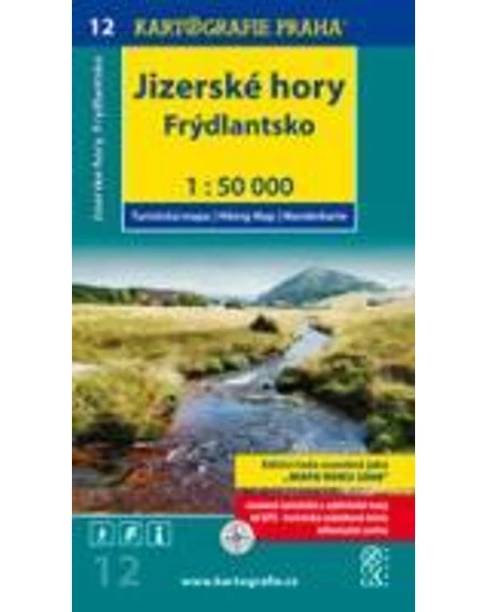 Cartographia-TM 11 Harta turistică Munții Jizera, Frydlantsko 9788073933111