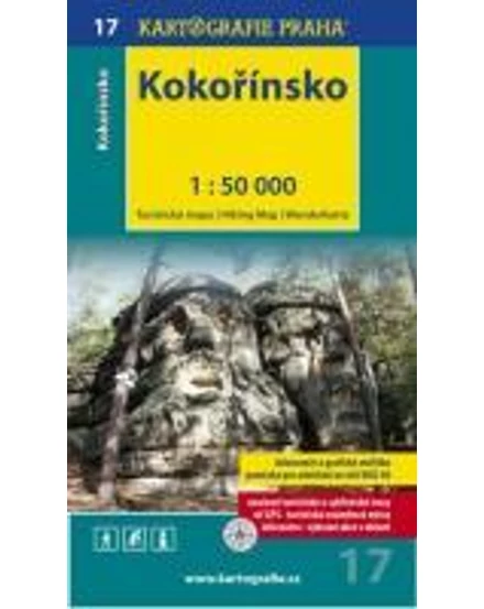 Cartographia-TM 17 Harta turistică Kokorínsko 9788073930059