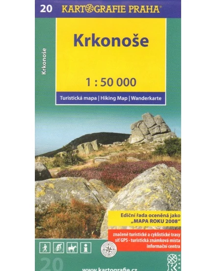 Cartographia-TM 17 Harta turistică Munții Giganți/Krkonose 9788073932251