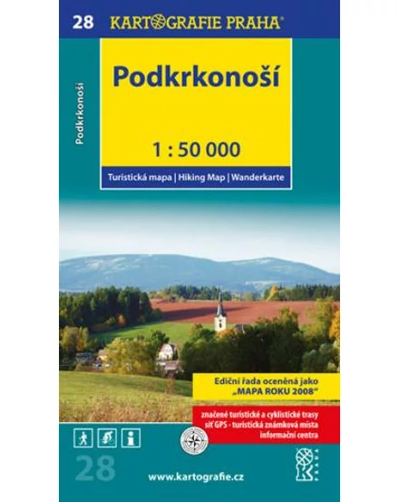 Cartographia-TM 28 Harta turistică Podkrkonosí 9788073932299