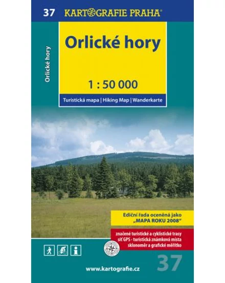 Cartographia-TM 37 Harta turistică Munții Orlici/Orlické hory 9788073931117