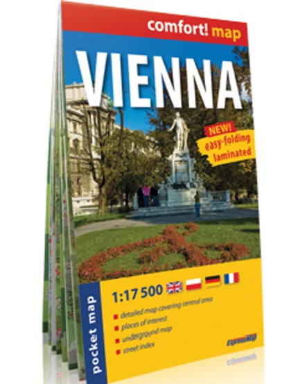 Cartographia-Viena harta Comfort (laminat)-9788375463385