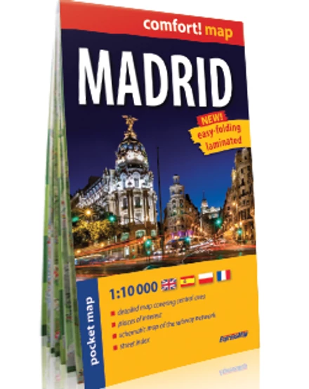 Cartographia-Madrid harta Comfort (laminat)-9788375468618