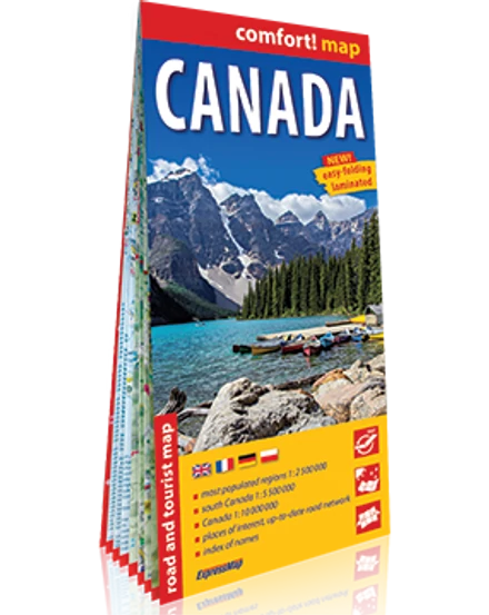 Cartographia-Canada harta Comfort )laminat)-9788383554051