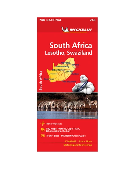 Cartographia-Africa  de Sud harta - 0748 Michelin-9782067229013