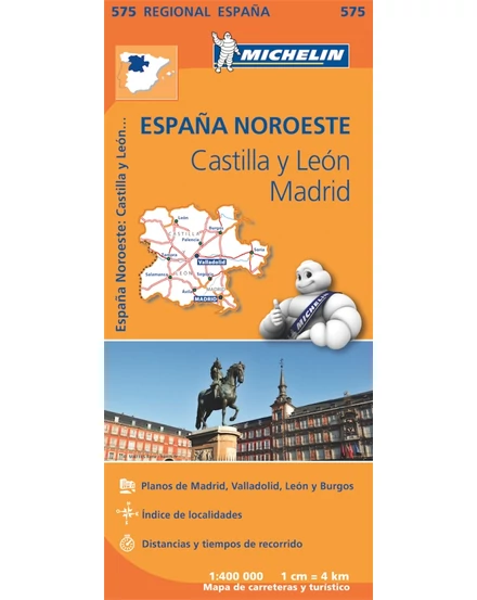 Cartographia-Spania harta regiunii: Insulele Baleare - Michelin (579)-9782067184503
