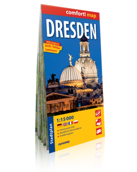 Cartographia-Dresda harta Comfort (laminat)-9788375465679