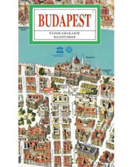 Cartographia-Budapesta harta panoramică (engleză)-9788086893822