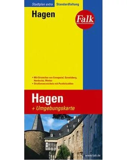 Cartographia-Hagen harta orașului-9783827923547