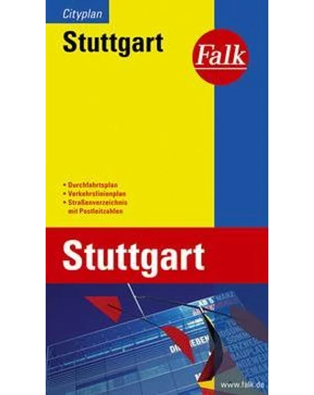 Cartographia-Stuttgart harta de buzunar-9783827901118