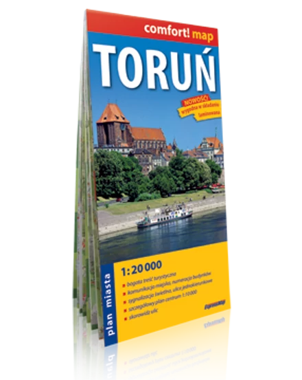 Cartographia-Torun harta Comfort (laminat)-9788360120910