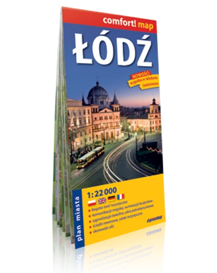 Cartographia-Lodz harta Comfort (laminat)-9788388112805