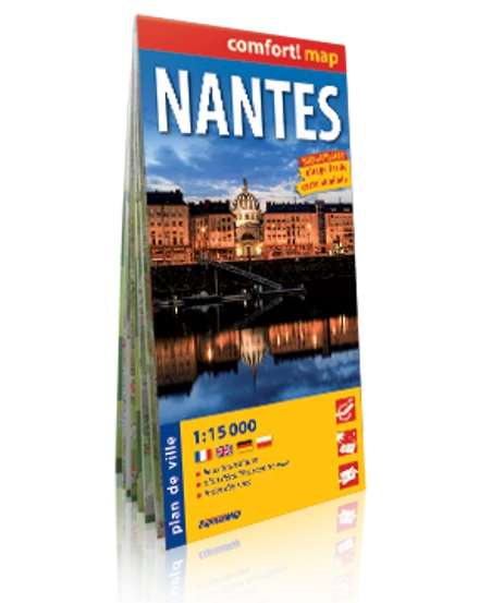 Cartographia-Nantes harta Comfort (laminat)-9788375465648