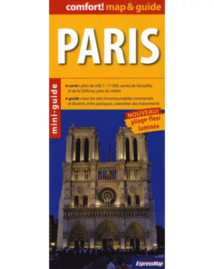 Cartographia-Paris (map&guide)  harta orașului (franceza)-9788375461077