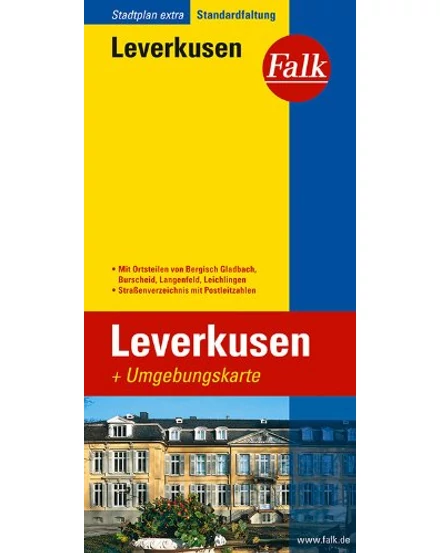 Cartographia-Leverkusen harta orașului-9783827924353