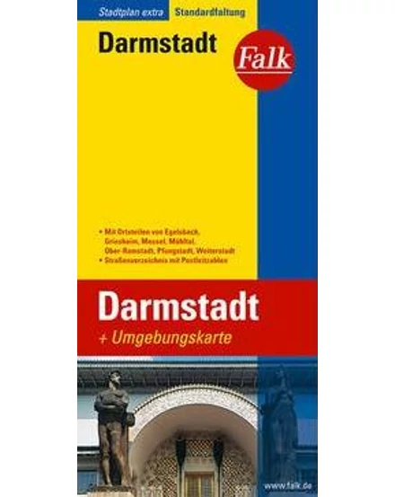 Cartographia-Darmstadt harta orașului-9783827922601