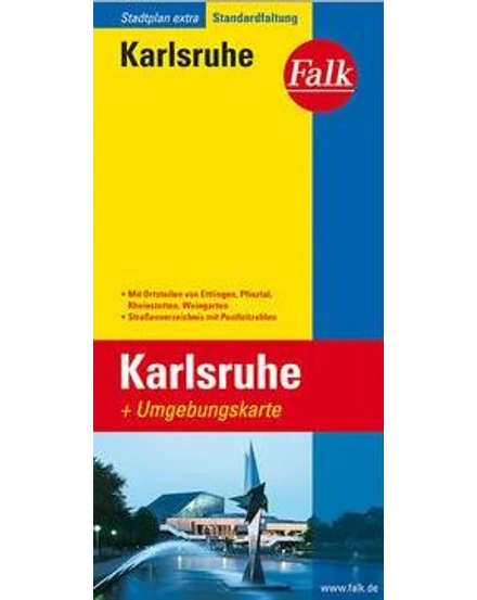 Cartographia-Karlsruhe harta orașului-9783827924032