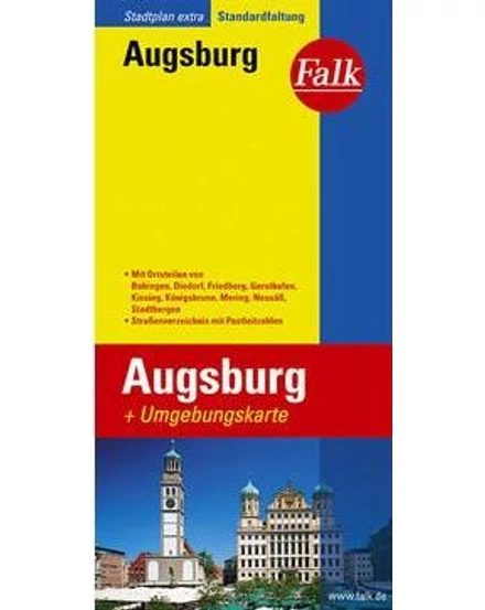 Cartographia-Augsburg harta orașului-9783827921857