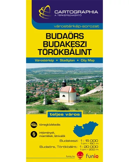 Cartographia-Budaörs, Budakeszi, Törökbálint harta orașului-9789633526996
