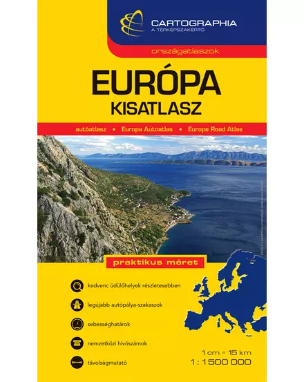 Cartographia-Micul atlas al Europei (spiralat)-9789633523612