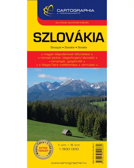 Cartographia-Slovacia harta-9789633524862