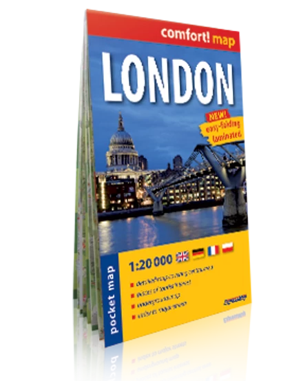 Cartographia-Londra harta Comfort (laminat)-9788380466852