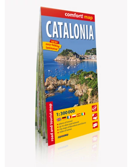Cartographia-Catalonia harta Comfort (laminat)-9788375468809