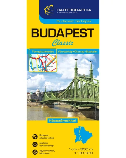 Cartographia-Budapesta Classic harta-9789633526071