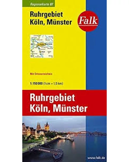 Cartographia-Zona Ruhr, Köln, Münster harta-9783827918079