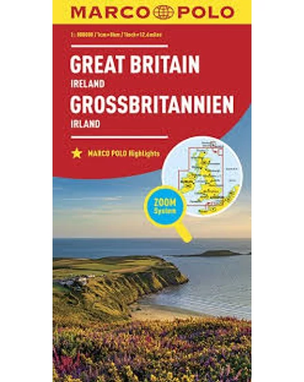 Cartographia-Marea Britanie, Irlanda harta-9783829738309