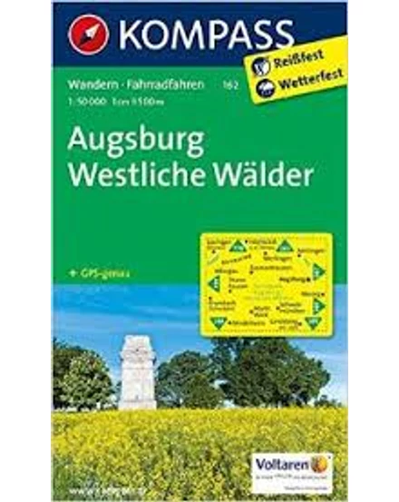 Cartographia-K 162 Augsburg, Pădurile de Vest harta turistică-9783850266918