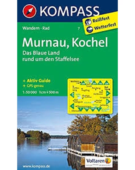 Cartographia-K 7 Murnau, Kochel harta turistică-9783850267083