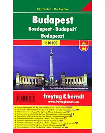 Cartographia-Budapesta City harta (Freytag)-9783707909234