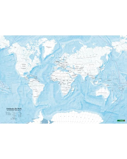 Cartographia-Hartă mondială de colorat, arcuită (Freytag)-9783707917321