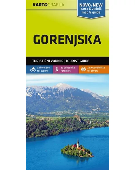Cartographia - Gorenjska harta cu ghid turistic - 3830048522502