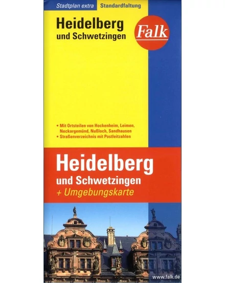 Cartographia-Heidelberg si Schwetzingen harta orașului - Extra-9783827923677