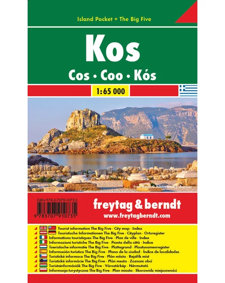 Cartographia-Kos - Island Pocket harta (Freytag)-9783707910735