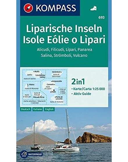 Cartographia-K 693 Insulele Eoliene, Stromboli harta turistică-9783990443767