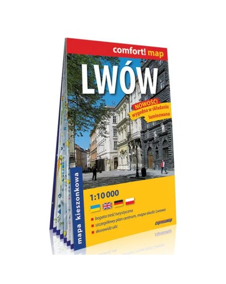 Cartographia-Liov harta Comfort (laminat) - Expressmap-9788380464018