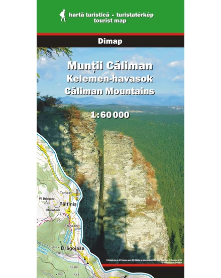Cartographia-Munții Călimani  harta turistică-9789632069128