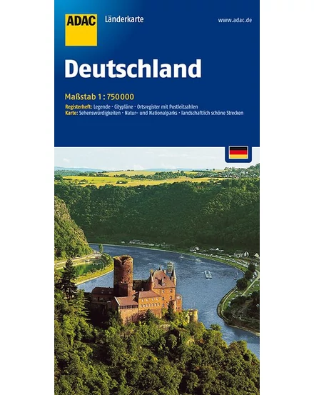 Cartographia-Germania harta (ADAC)-9783826416996