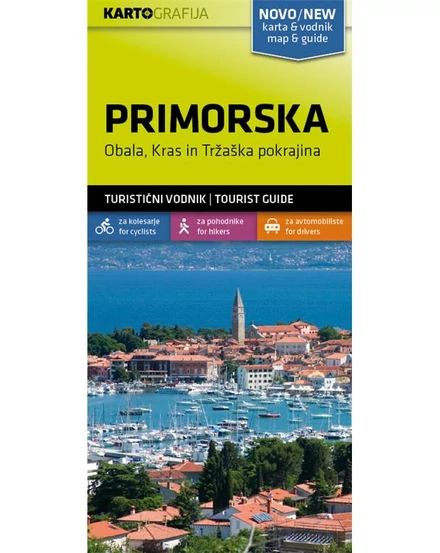 Cartographia - Coasta Sloveniei (Primorska) harta cu ghid turistic - 3830048522571