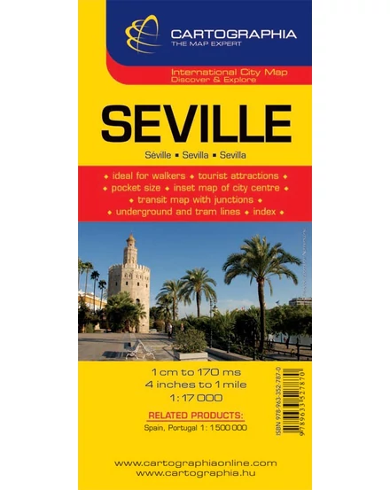 Cartographia-Sevilla harta orașului-9789633527870