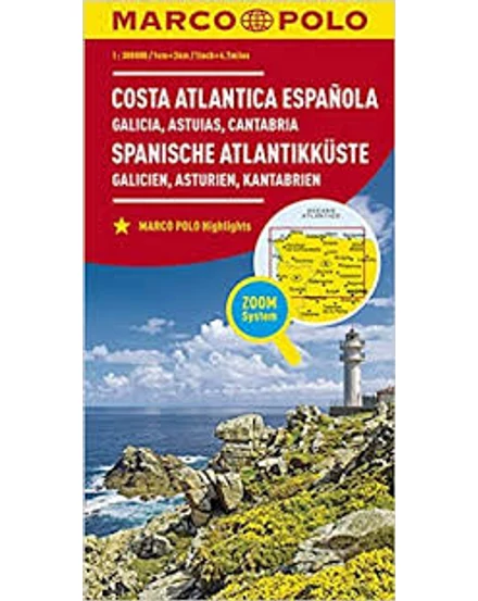 Cartographia-Coasta spaniolă (Galitia, Asturia, Cantabria) harta-9783829737999