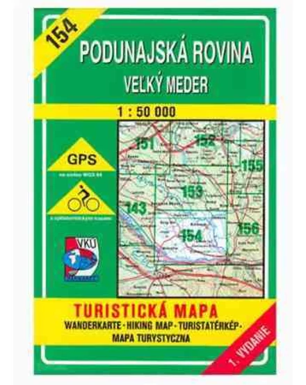 Cartographia - HM 154 Câmpia Dunării - Veľký Meder harta turistică - 8586003321530
