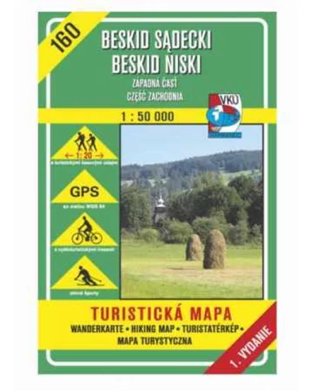 Cartographia - HM160 Beskid - Sadecki - Beskid Niski (Vest) harta turistică - 9788080422578